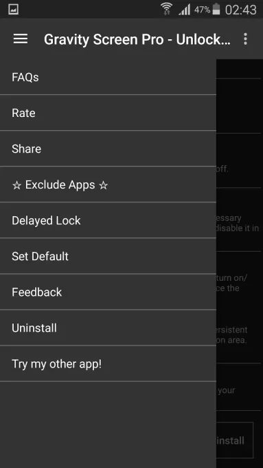 Gravity Screen - On/Off screenshot 5