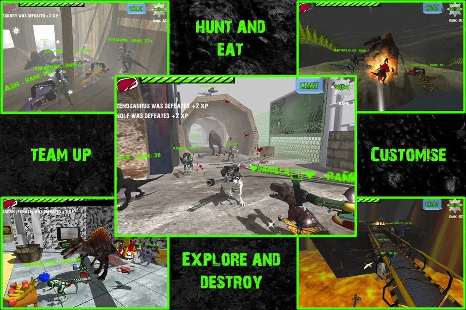 Raptors Online - Gun Dinosaurs screenshot 2
