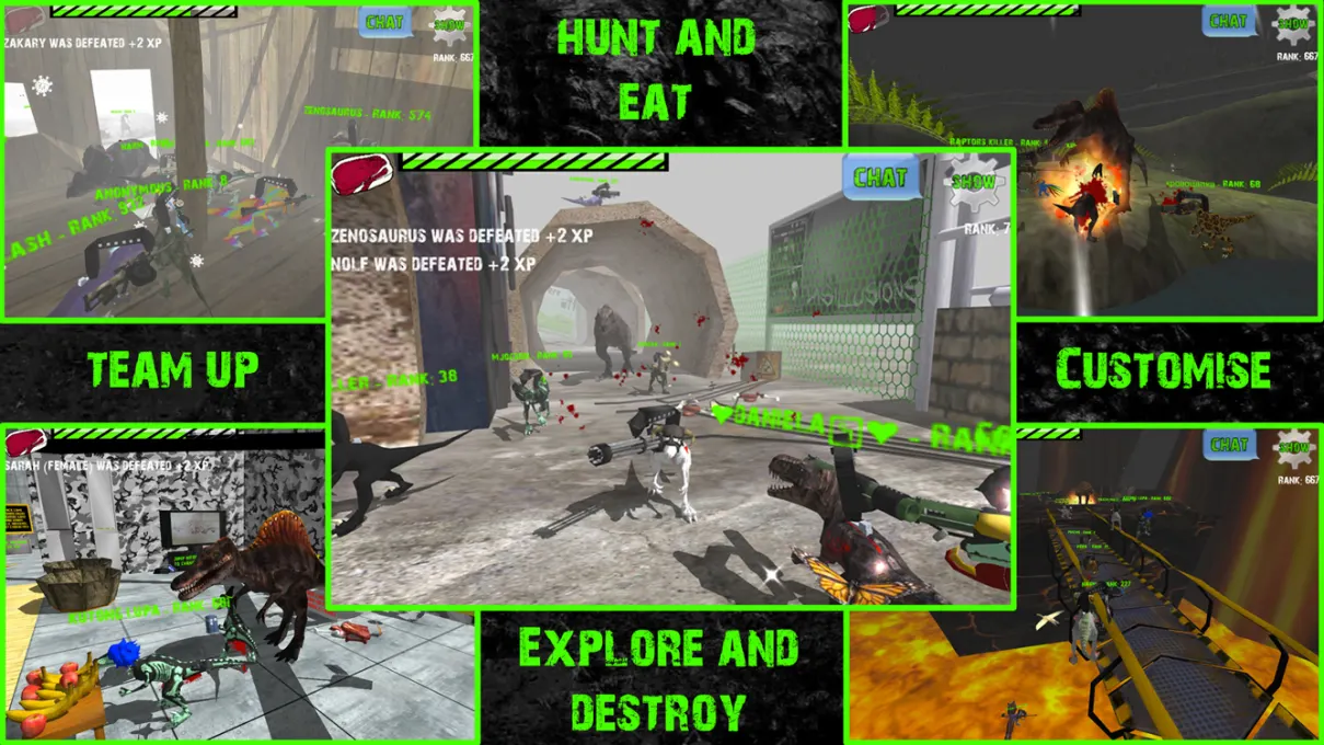 Raptors Online - Gun Dinosaurs screenshot 8
