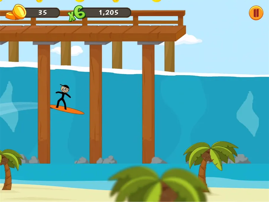 Stickman Surfer screenshot 7