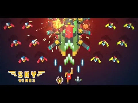 Sky Wings: Pixel Fighter 3D trailer