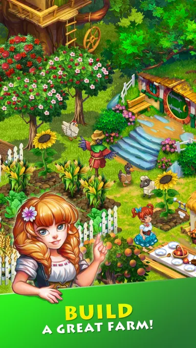 Farmdale: farm games Hay & Day screenshot 1