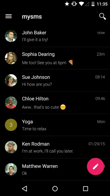 mysms - Remote Text Messages screenshot 3