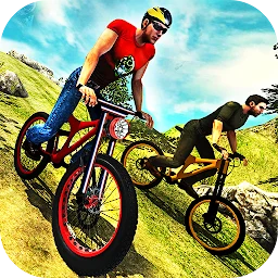 Uphill Offroad Bicycle Rider icon