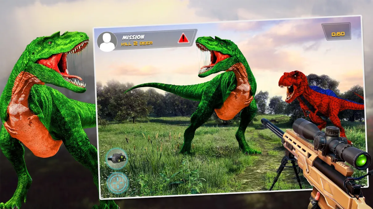 Dino Hunting Sniper Shooter 3D screenshot 2