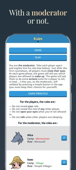 Mobile Werewolf: Party Game screenshot 3