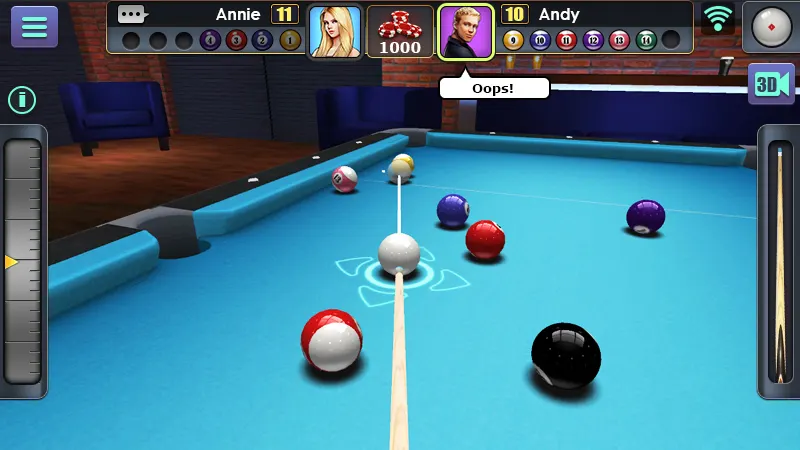 3D Pool Ball screenshot 1