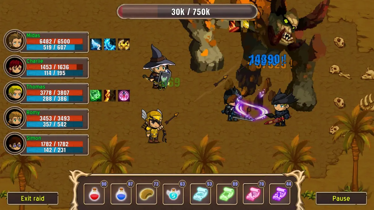 Epic Raiders - Old School RPG screenshot 2