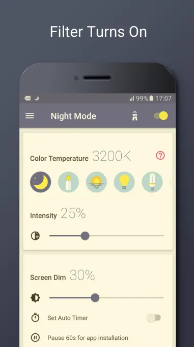 Blue Light Filter - Night Mode screenshot 3
