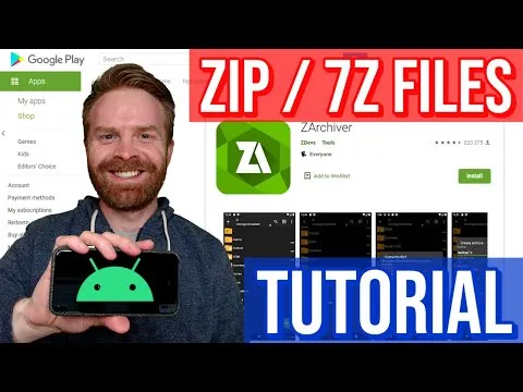 7Zipper - File Explorer (zip,  trailer