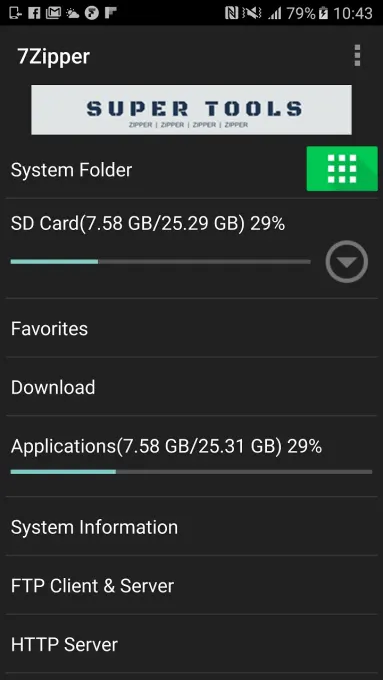 7Zipper - File Explorer (zip,  screenshot 3