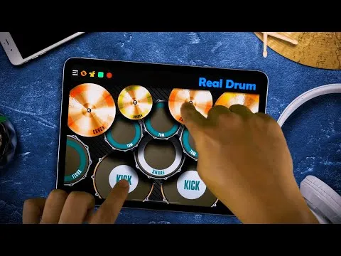 Real Drum electronic drums set trailer