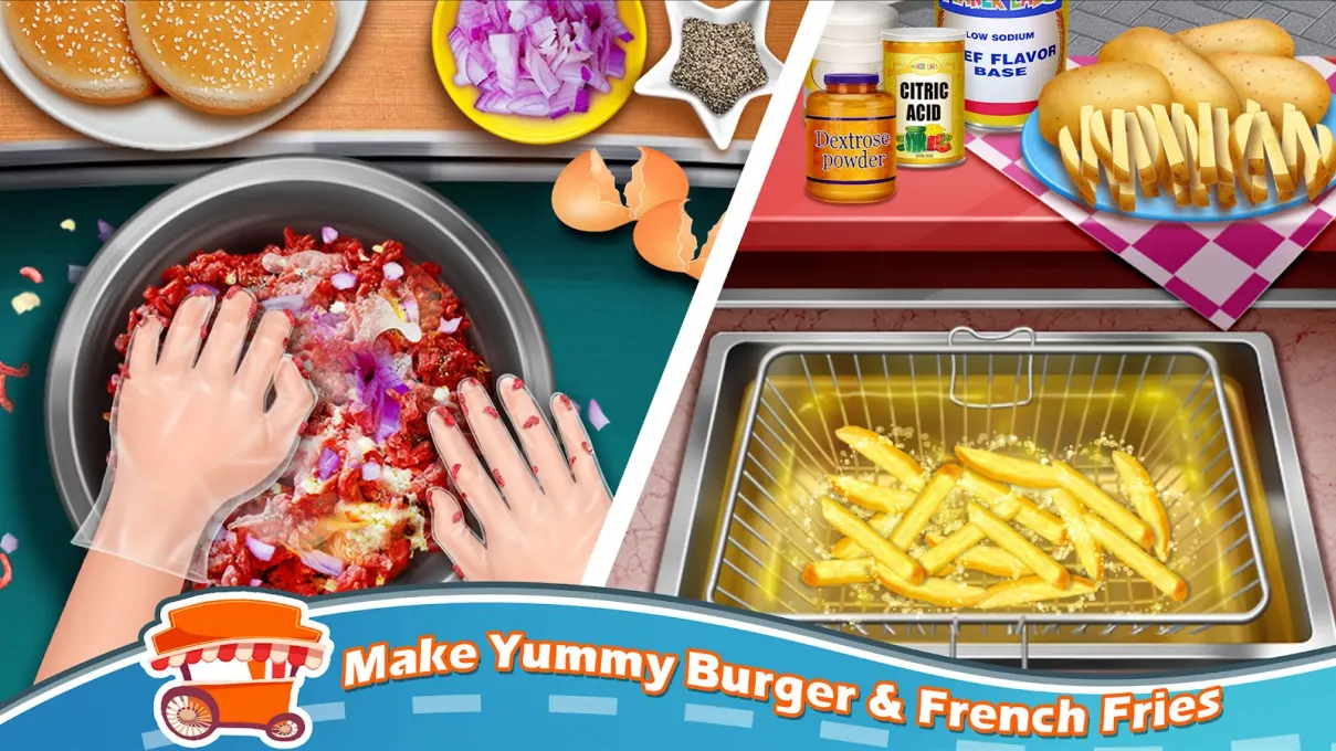 Street Food Cooking Games screenshot 2