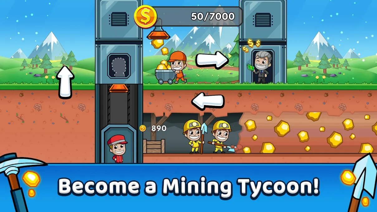 Idle Miner Tycoon: Gold Games screenshot 1