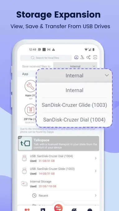 Zapya - File Transfer, Share screenshot 5