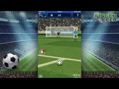 Finger soccer Football kick trailer