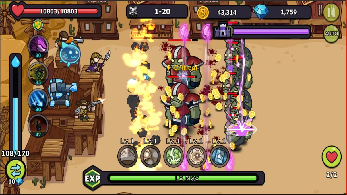 Zombie Defense: Idle Survival screenshot 1