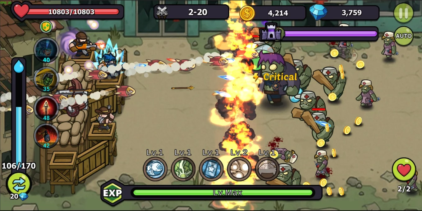 Zombie Defense: Idle Survival screenshot 6