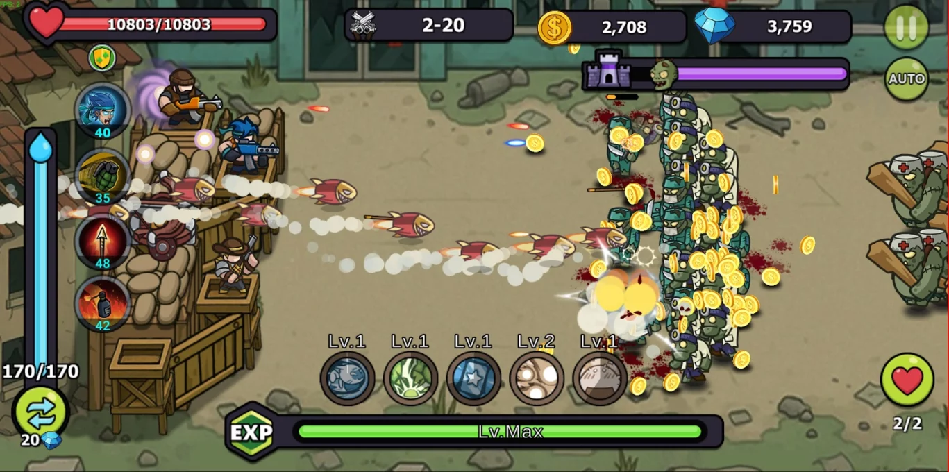 Zombie Defense: Idle Survival screenshot 5