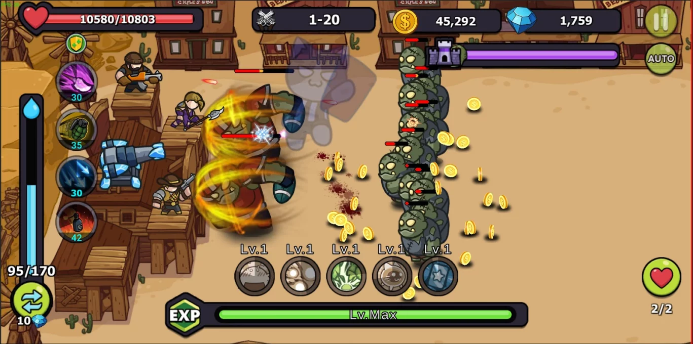 Zombie Defense: Idle Survival screenshot 3