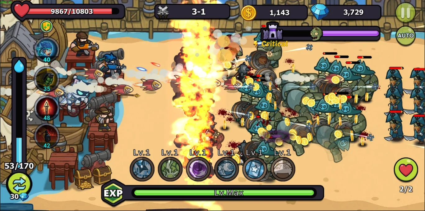 Zombie Defense: Idle Survival screenshot 8