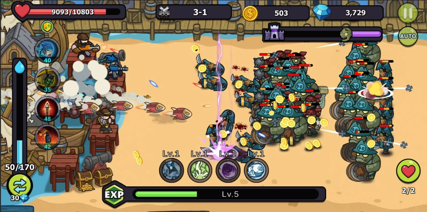 Zombie Defense: Idle Survival screenshot 7