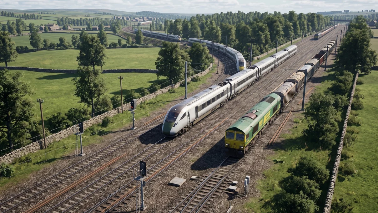Train Racing Games 3D 2 Player screenshot 4