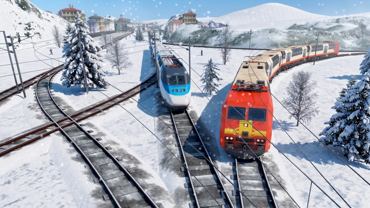 Train Racing Games 3D 2 Player screenshot 2
