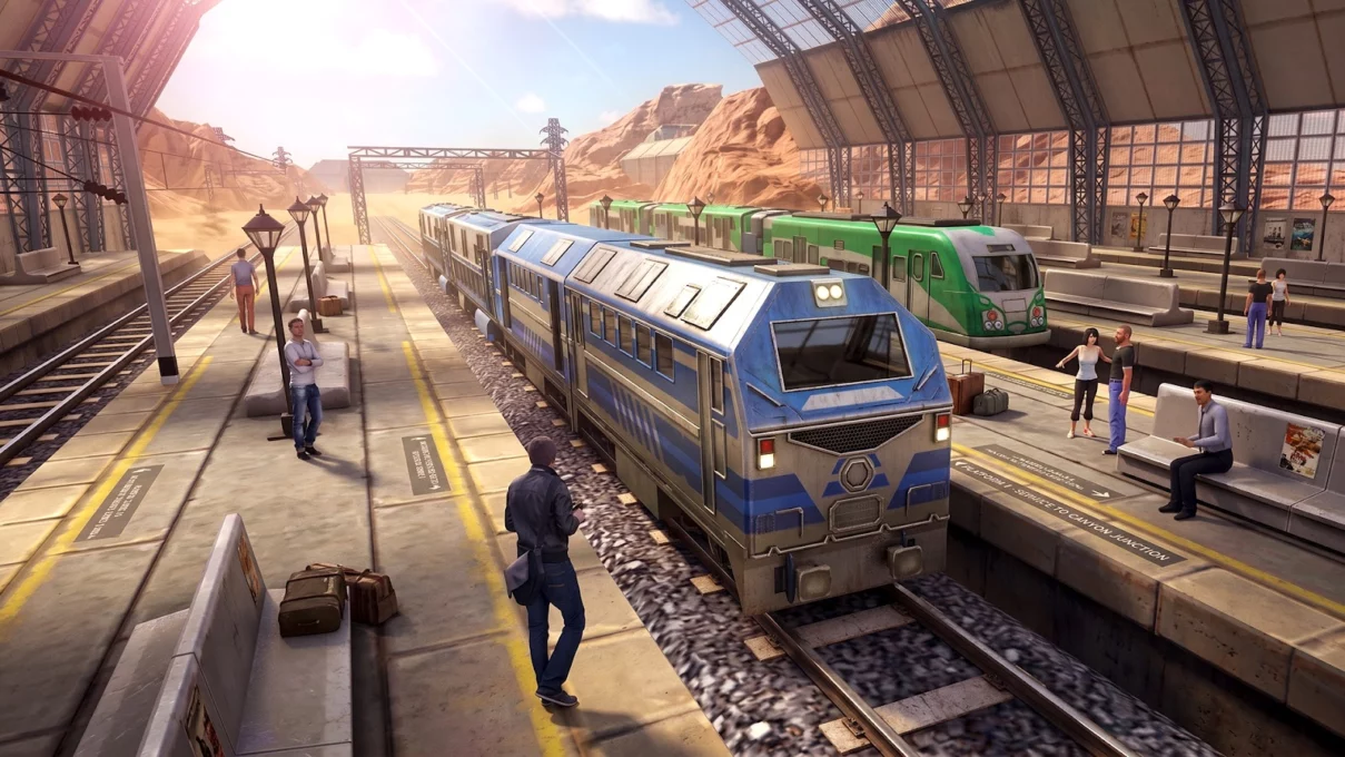 Train Racing Games 3D 2 Player screenshot 1