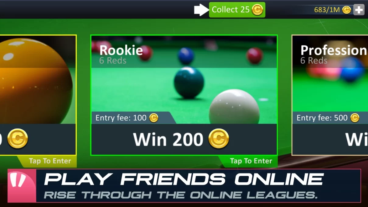 Snooker Stars - 3D Sports Game screenshot 6