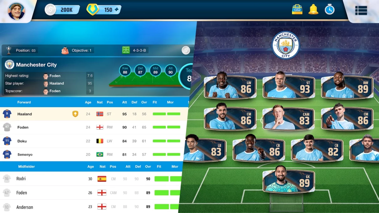 OSM 26/27 Soccer Manager Game screenshot 2
