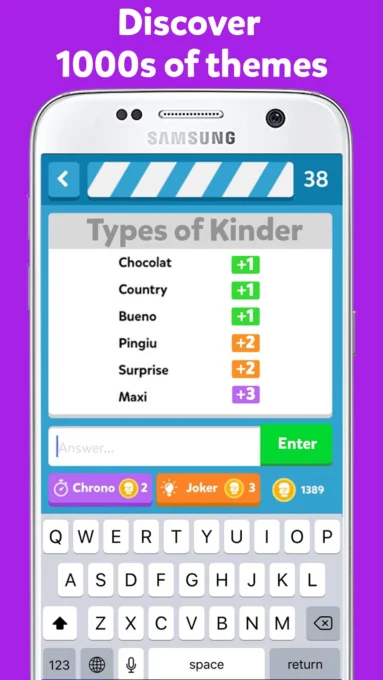 Fight List - Categories Game screenshot 1