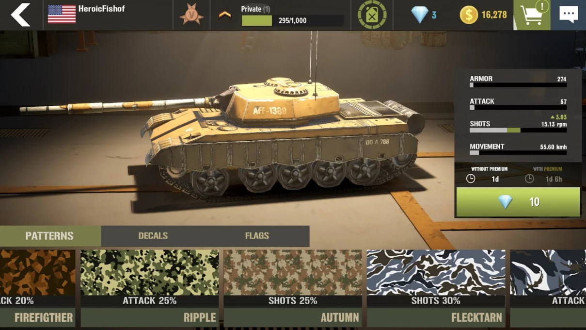 War Machines：Tanks Battle Game screenshot 4