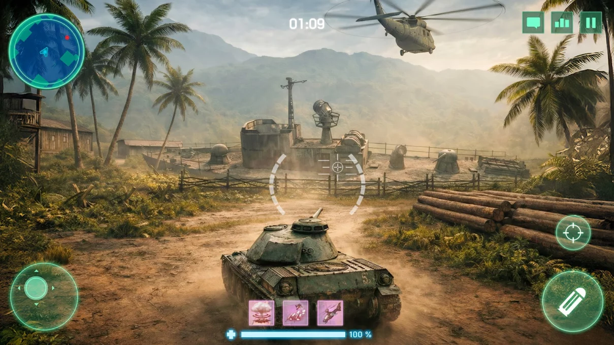 War Machines：Tanks Battle Game screenshot 1