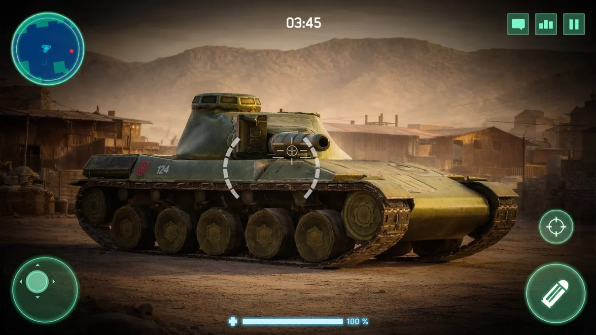 War Machines：Tanks Battle Game screenshot 2