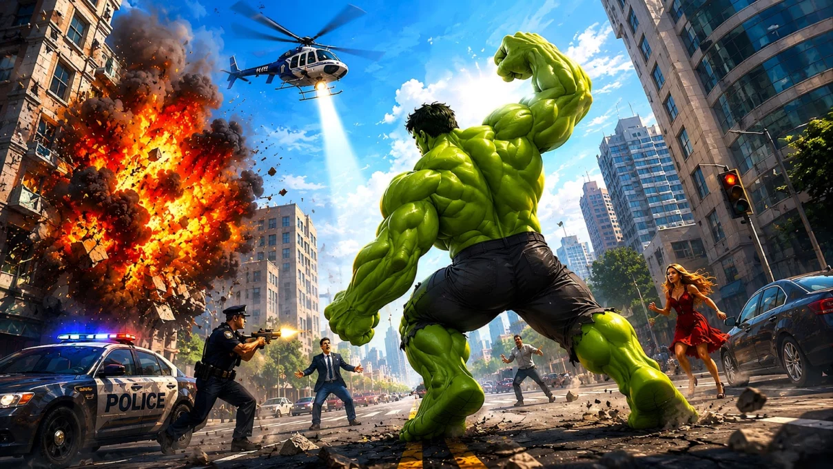 Monster Hero City Battle Game screenshot 2