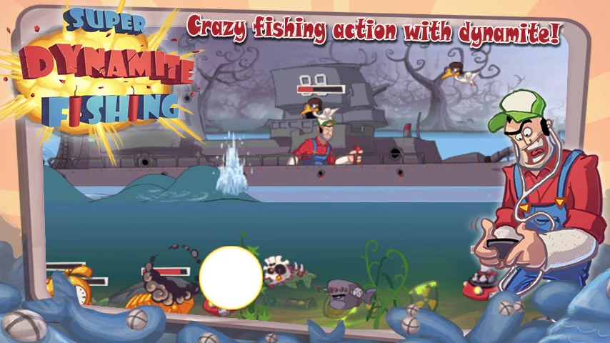 Super Dynamite Fishing screenshot 1