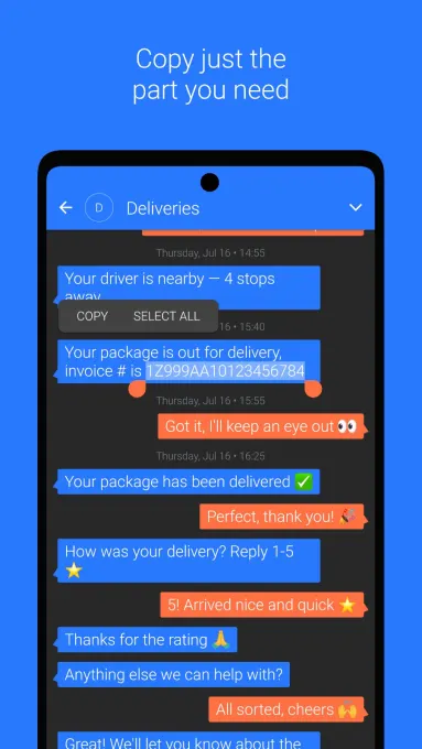 Textra SMS screenshot 2