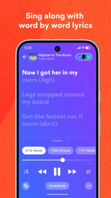 Musixmatch Dynamic Lyrics screenshot 5