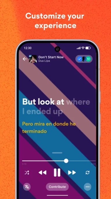 Musixmatch Dynamic Lyrics screenshot 7