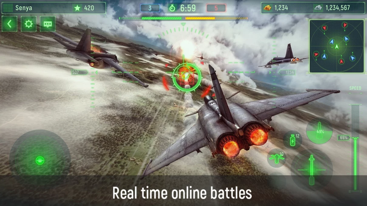 Wings of War: Airplane games screenshot 1