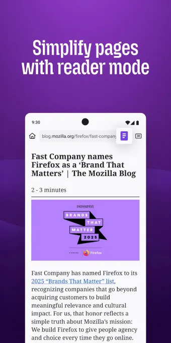 Firefox Fast & Private Browser screenshot 4