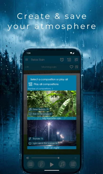 Relax Rain: sleep sounds screenshot 6