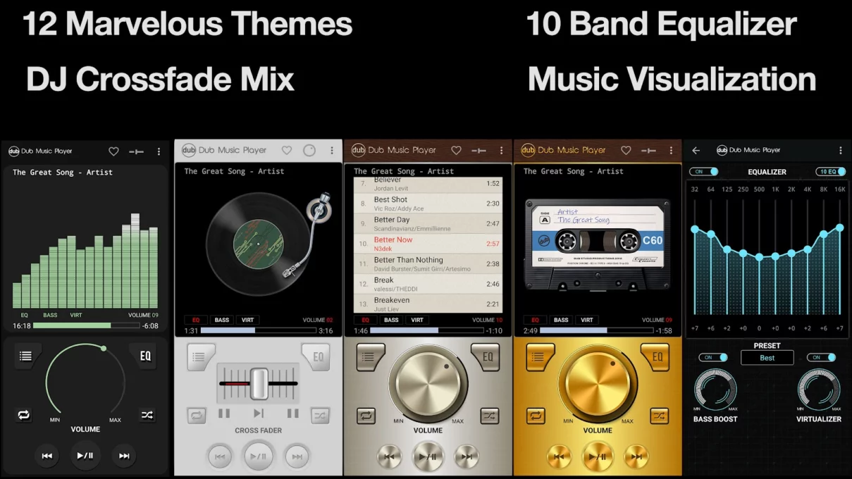 Dub Music Player - Mp3 Player screenshot 1