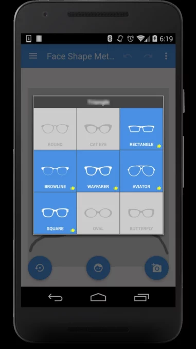 My Face Shape Meter and frames screenshot 5