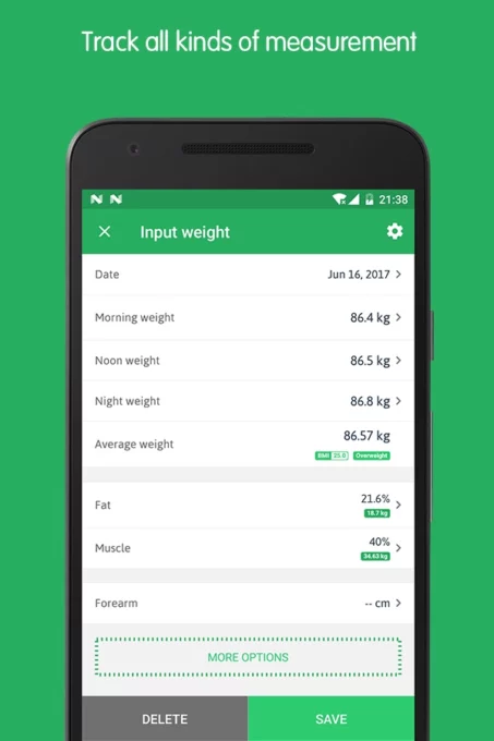 Weight Track Assistant screenshot 3