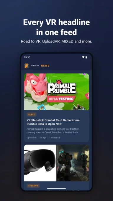 Fulldive VR News screenshot 1