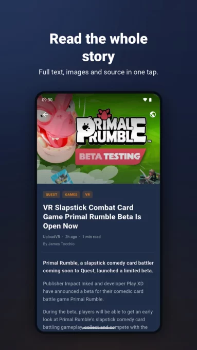 Fulldive VR News screenshot 2