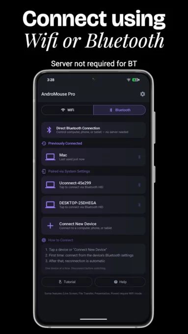 Mouse & Keyboard - Wifi & BT screenshot 1