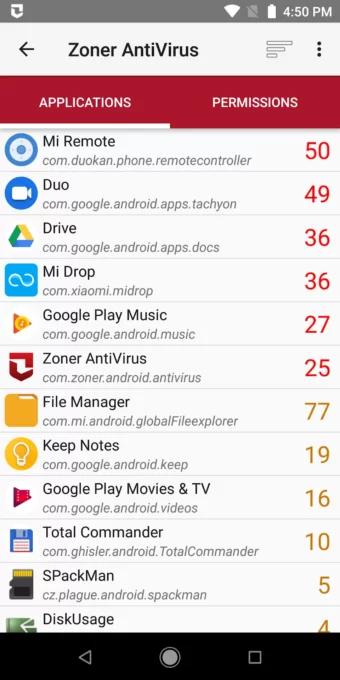 Zoner Mobile Security screenshot 4